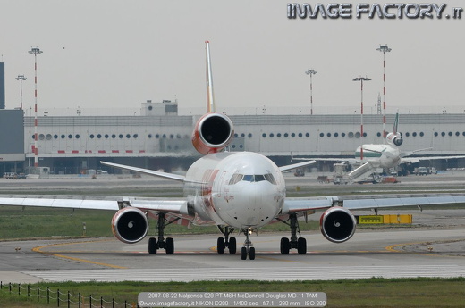 2007-08-22 Malpensa 029 PT-MSH McDonnell Douglas MD-11 TAM